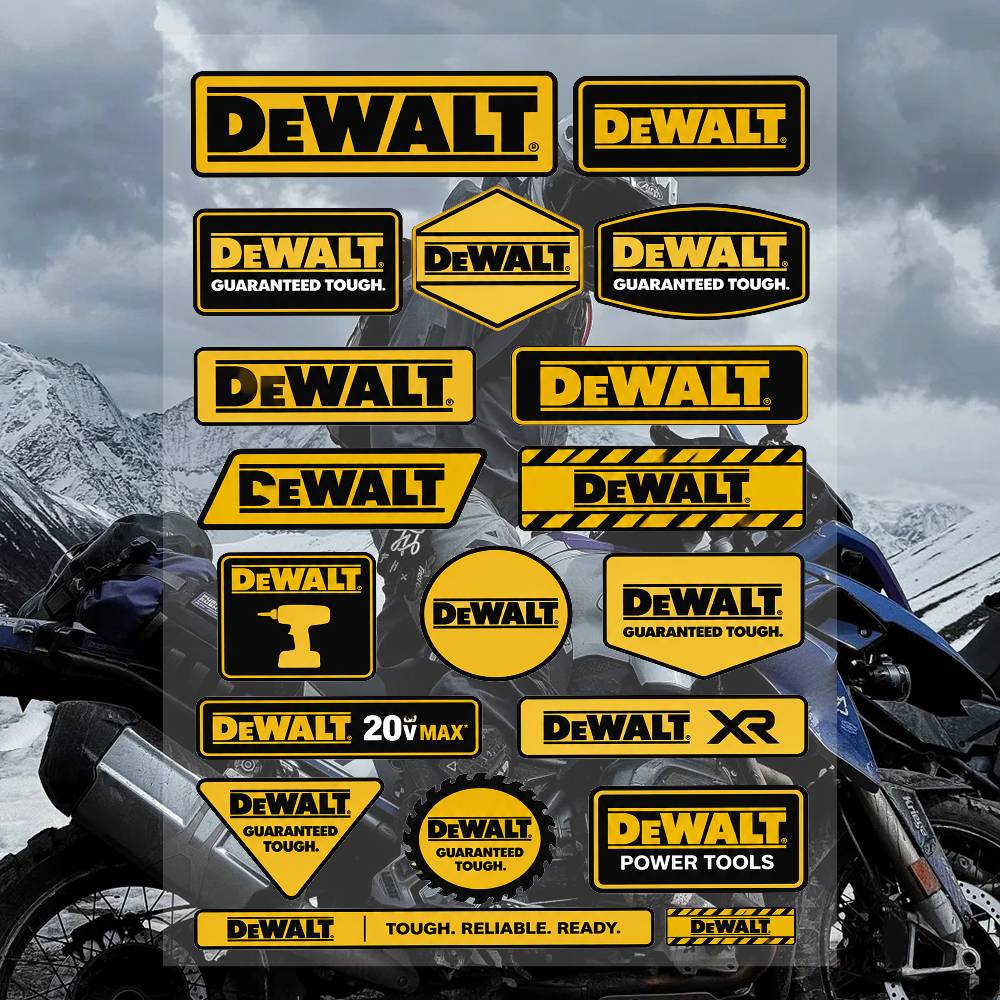 Streetwear Brand Stickers - A-deW--wa-lt-t Streetwear Brand Stickers Set Waterproof
