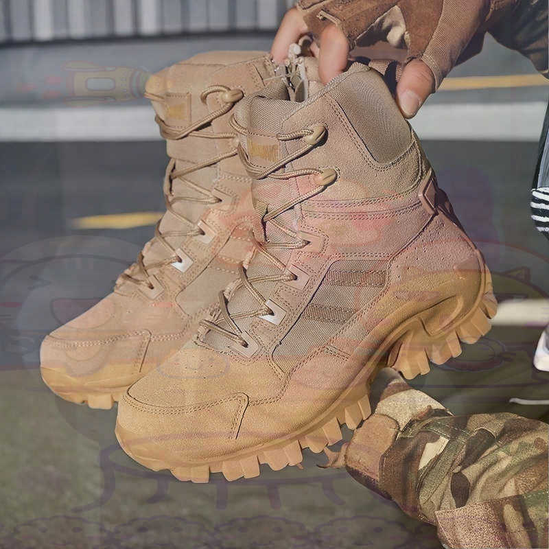 Streetwear Brand Name - Tan Long Barrel Deadlift Casual Sneakers