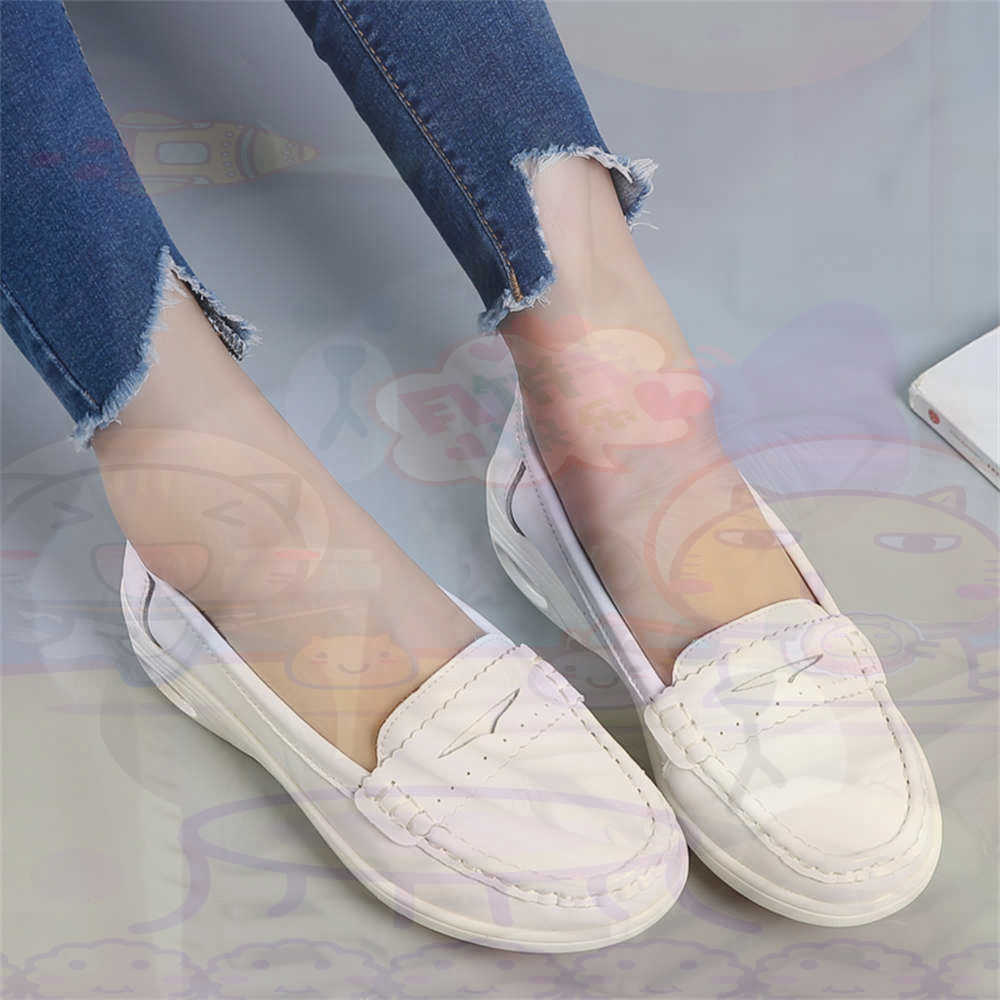 Streetwear Brand Name - Soft Slip-on Womens Large Size Shoes