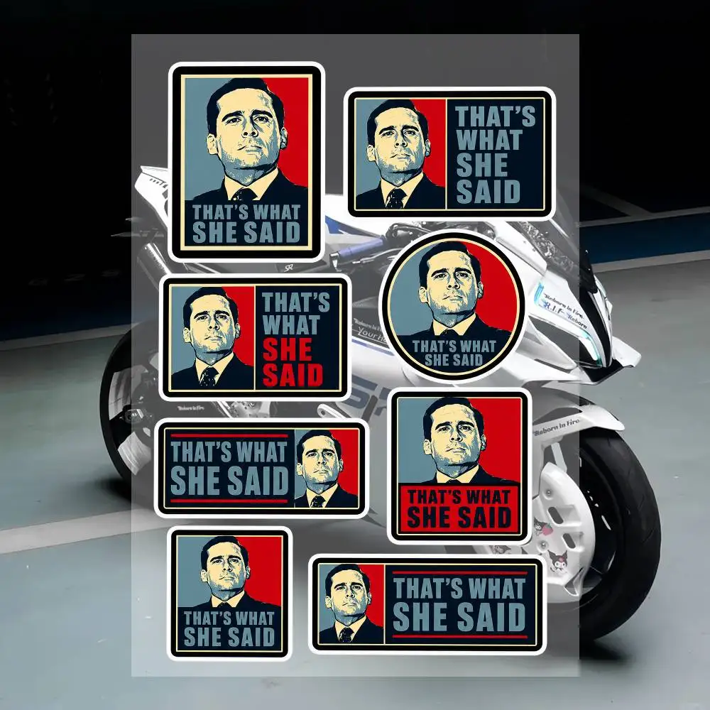 A-Iconic Office Quote Streetwe - огляд і ціна Streetwear Brand Stickers