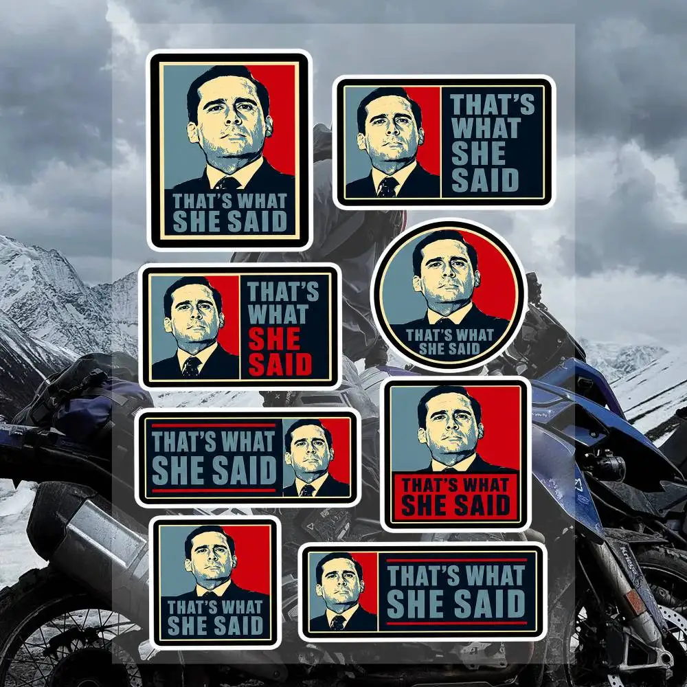 A-Iconic Office Quote Streetwe - огляд і ціна Streetwear Brand Stickers