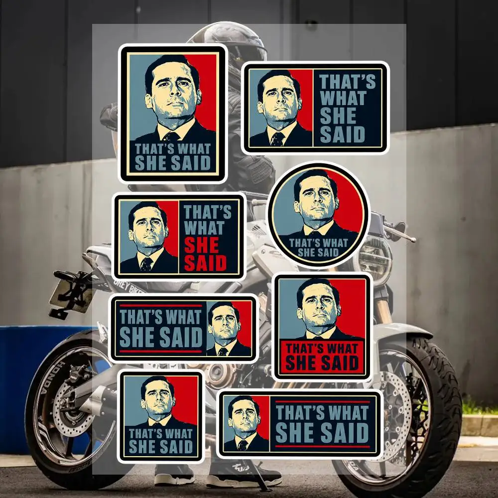 A-Iconic Office Quote Streetwe - огляд і ціна Streetwear Brand Stickers