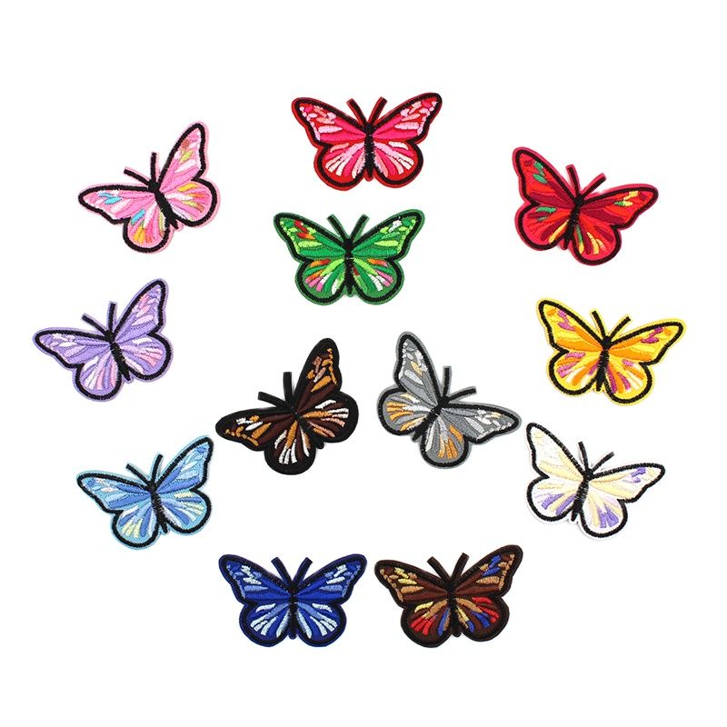 12pcs Iron On Butterfly Patche - огляд і ціна Streetwear Brand Stickers