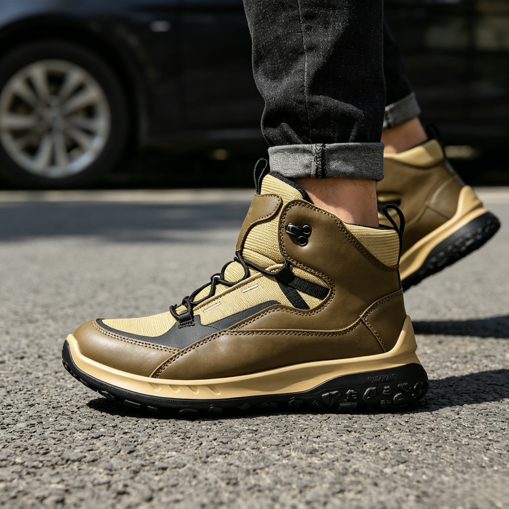 High Top Leather Shoes Men Lux - огляд і ціна Streetwear Outdoor Brand
