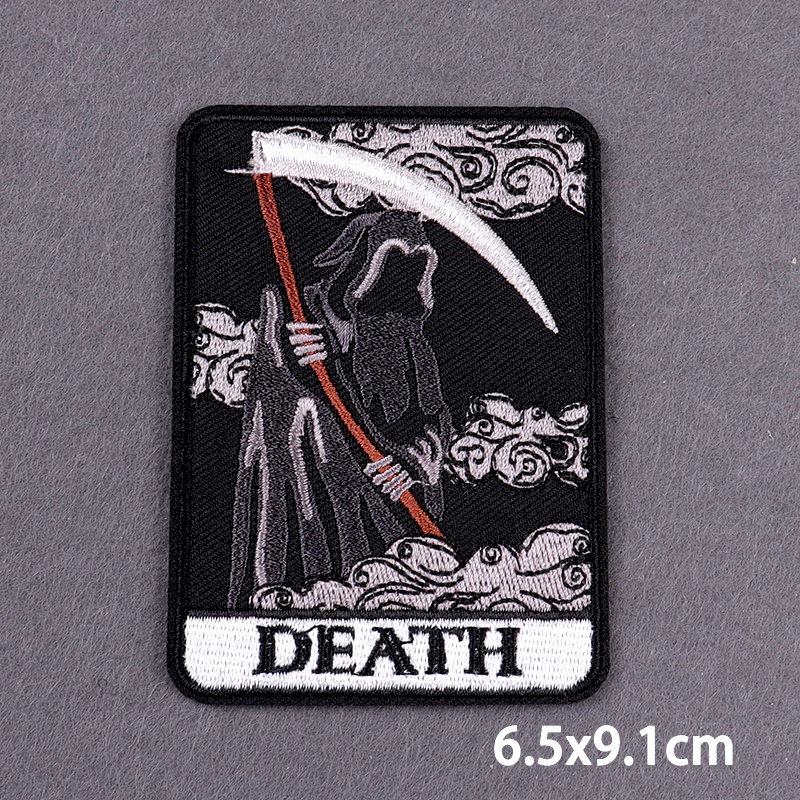 The Death Embroidery Iron On P - огляд і ціна Streetwear Brand Stickers