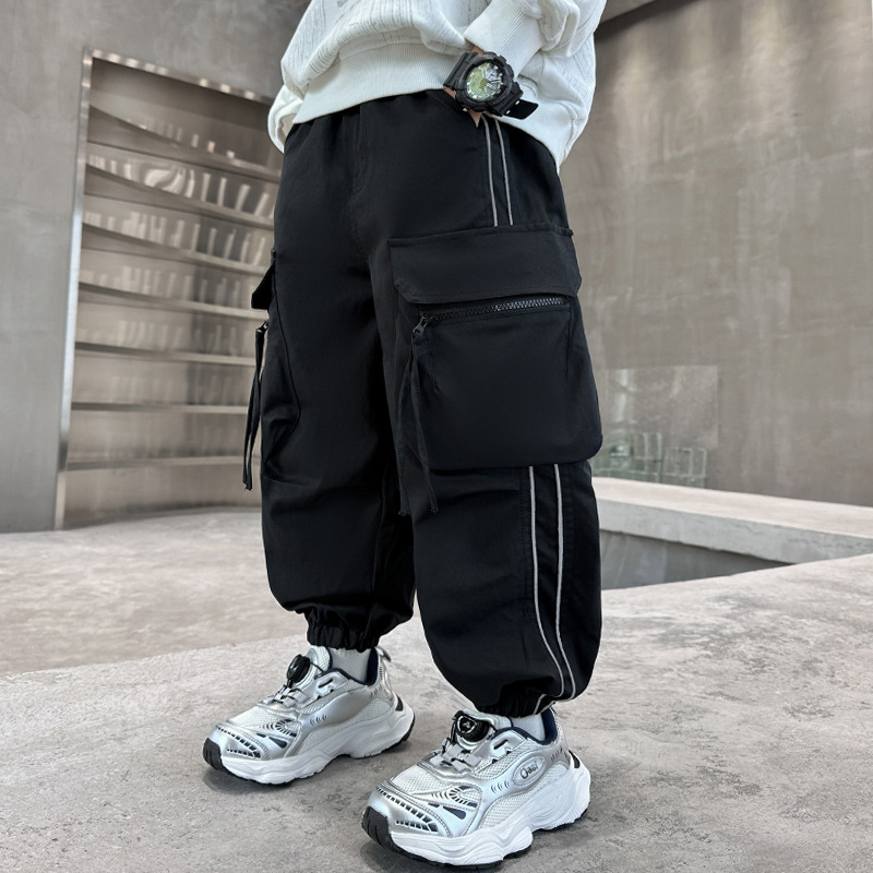 Boys Cargo Pants Large Pocket  - огляд і ціна Streetwear Outdoor Brand