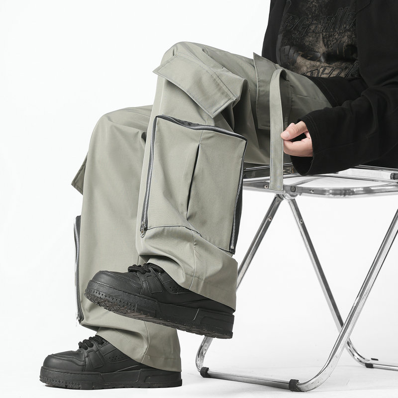 Fashion Men Cargo Pants Loose  - огляд і ціна Streetwear Brand China