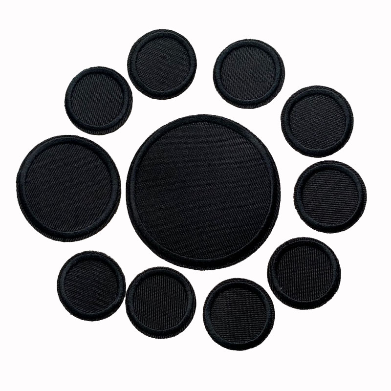 5Pcs Black Round Patches For C - огляд і ціна Streetwear Brand Stickers