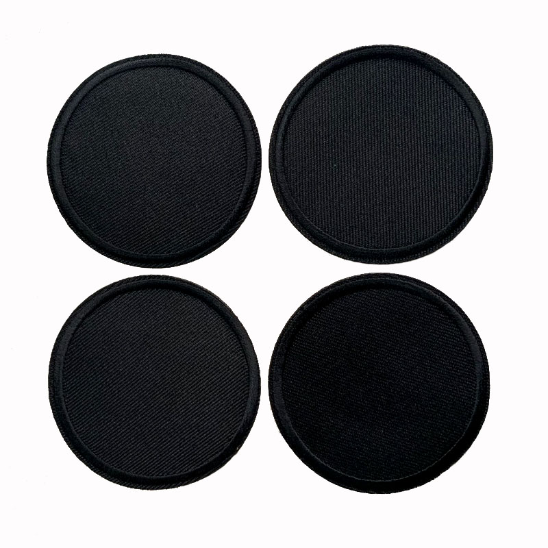 5Pcs Black Round Patches For C - огляд і ціна Streetwear Brand Stickers
