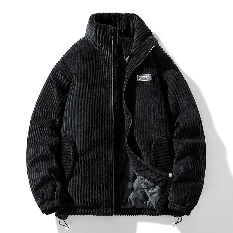 Men Winter Corduroy Puffer Jac - огляд і ціна Streetwear Brand China